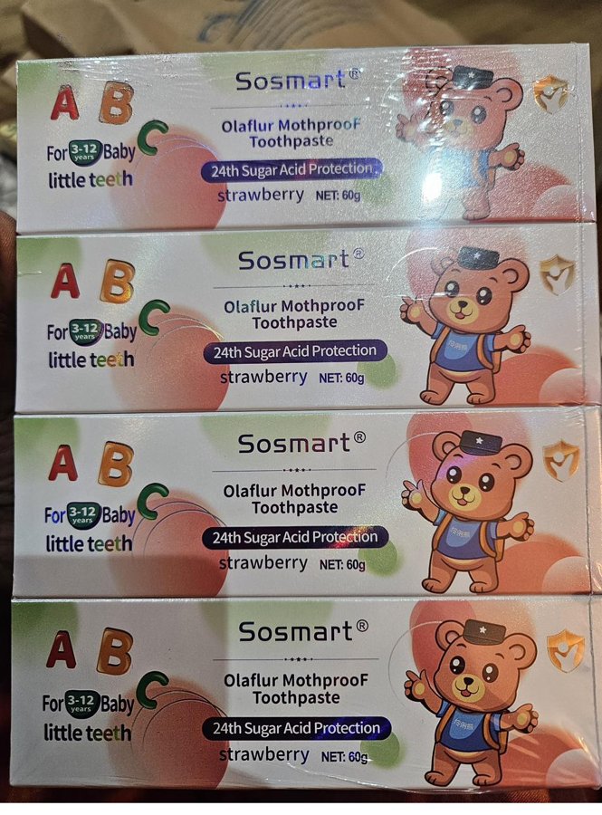 Dentifrice Enfant Sosmart — Fraise