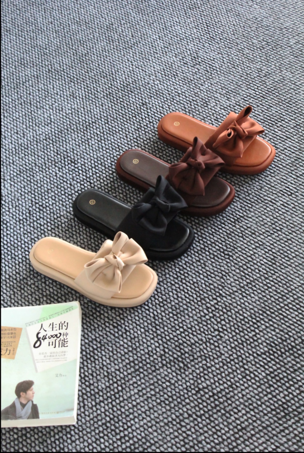 Mules Nœud Satin — Semelle Plateforme